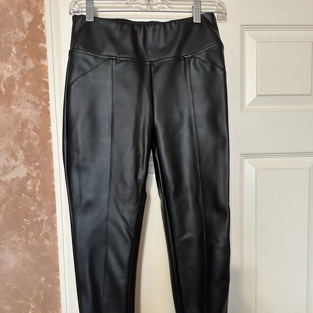 Pleather leggings